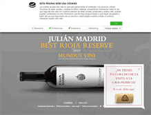 Tablet Screenshot of bodegascasaprimicia.com